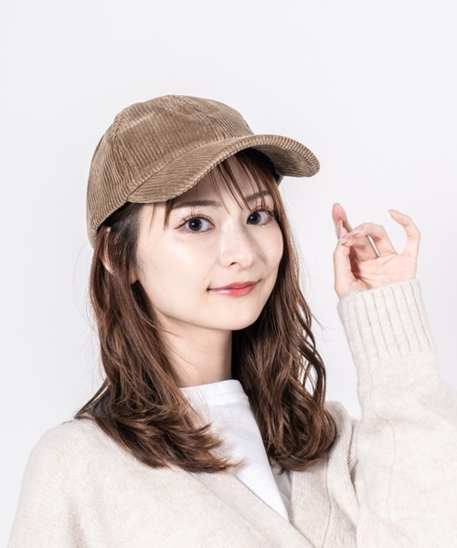 MUHLBAUER（ミュールバウアー）の「【MUHLBAUER/ミュールバウア】キャップ　コーデュロイ　帽子（キャップ・レディース・グレー/カーキ/ブラック/ネイビー/ベージュ・FREE）」の7枚目の写真