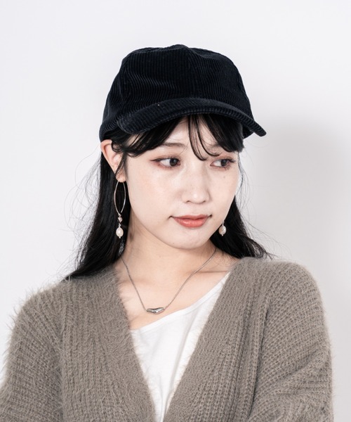 MUHLBAUER（ミュールバウアー）の「【MUHLBAUER/ミュールバウア】キャップ　コーデュロイ　帽子（キャップ・レディース・グレー/カーキ/ブラック/ネイビー/ベージュ・FREE）」の14枚目の写真