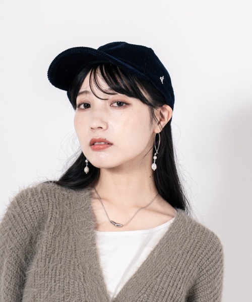 MUHLBAUER（ミュールバウアー）の「【MUHLBAUER/ミュールバウア】キャップ　コーデュロイ　帽子（キャップ・レディース・グレー/カーキ/ブラック/ネイビー/ベージュ・FREE）」の13枚目の写真