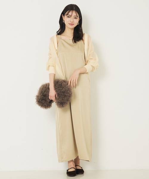 abahouse mavie（アバハウスマヴィ）の「シアーシャツカーディガン（カーディガン/ボレロ・レディース・ブラウン/ブラック/クリーム・フリー）」の6枚目の写真