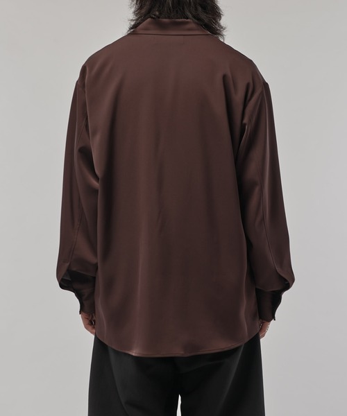 クルニcullni シャツ CULLNI(クルニ)】High Count Broad Asymmetrical Layered Shirt