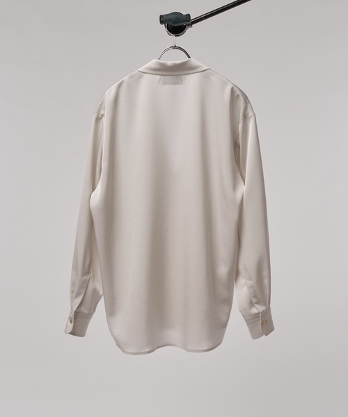 CULLNI（クルニ）の「【CULLNI/クルニ】テーラードZIPシャツ（シャツ/ブラウス・メンズ・アイボリー/ブラック/ブラウン・1/2）」の18枚目の写真