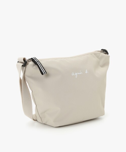 agnes b.（アニエスベー）の「キッズ ロゴ ポシェット（ショルダーバッグ・キッズ・ベージュ・FREE）」の2枚目の写真