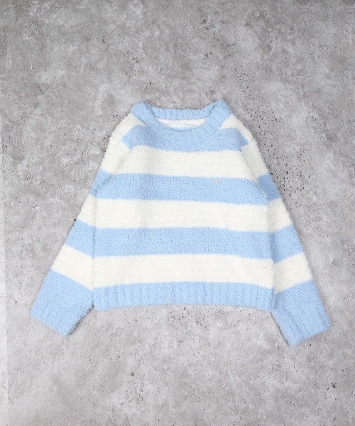 la poche biscuit（ラポシェビスキュイ）の「【もちふわシリーズ】トップス（ルームウェア/パジャマ・キッズ・サックスブルー/ピンク・130/120/110/100/90/80）」の5枚目の写真