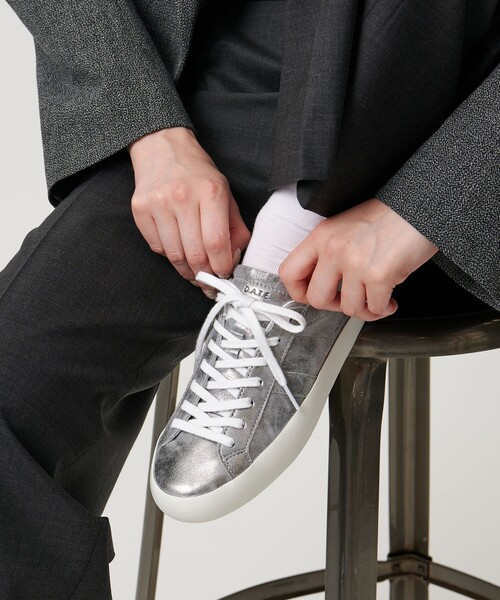 D.A.T.E.（デイト）の「【別注】＜D.A.T.E.＞HILLLOW MTL スニーカー（スニーカー・レディース・シルバー・22.5/23.5/24.5/25.5）」の2枚目の写真