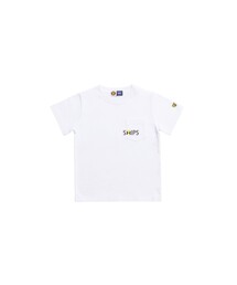 SHIPS(�V�b�v�X)��SHIPS KIDS:100�`140cm /��_�^�C�K�[�X×SHIPS �~�j �|�P�b�g T�V���c(T�V���c/�J�b�g�\�[)