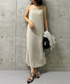 最終お値下げ＜CINOH＞リネンノースリーブワンピース セール】【CINOH/チノ】別注 マキシノースリーブワンピース