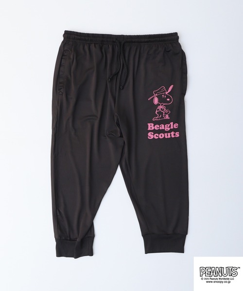 PEANUTS(ピーナッツ)の「PEAUTS ビーグルスカウト柄カチオンクロップドパンツ(その他パンツ・メンズ・ブラック/ブルー/杢グレー/チャコール・L/M/LL)」の5枚目の写真