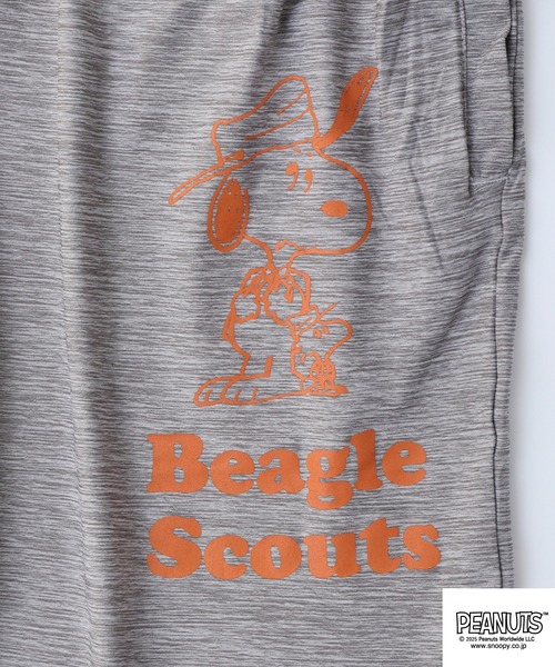PEANUTS(ピーナッツ)の「PEAUTS ビーグルスカウト柄カチオンクロップドパンツ(その他パンツ・メンズ・ブラック/ブルー/杢グレー/チャコール・L/M/LL)」の9枚目の写真