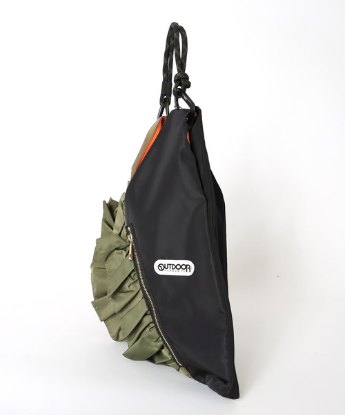 RISLEY×OUTDOOR PRODUCTS 】バイカラートライアングルフリル