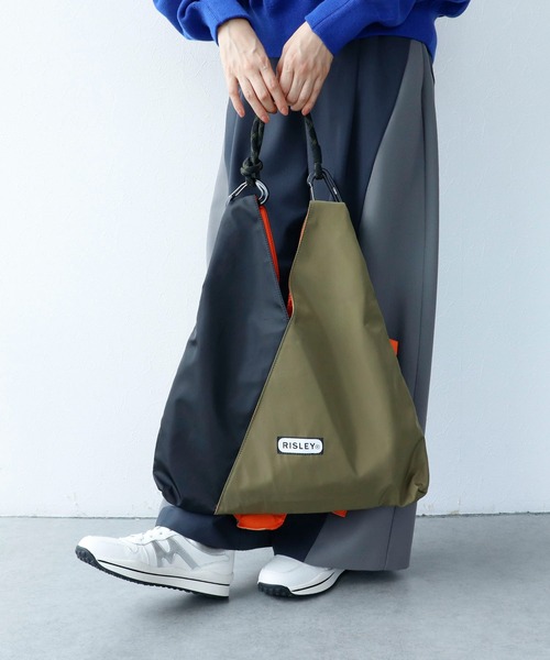 RISLEY×OUTDOOR PRODUCTS 】バイカラートライアングルフリル