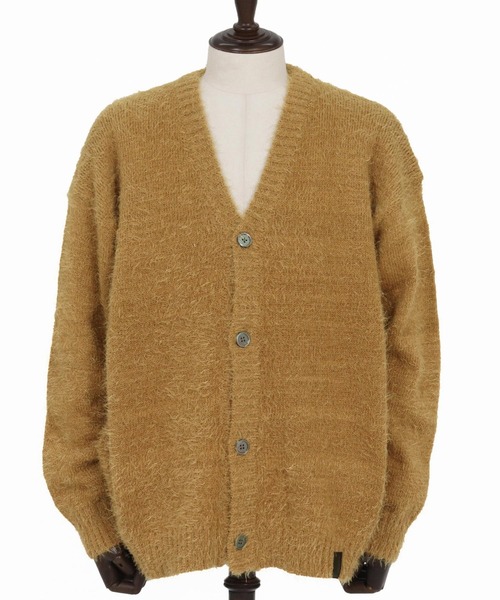 CAMBIO（カンビオ）の「mcg3676-Minimal Shaggy Knit Cardigan シャギーニットカーディガン（カーディガン/ボレロ・メンズ・ブラック/グレー/イエロー・M/L）」の15枚目の写真