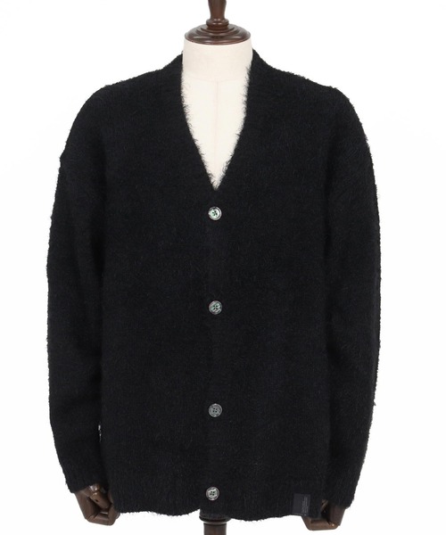 CAMBIO（カンビオ）の「mcg3676-Minimal Shaggy Knit Cardigan シャギーニットカーディガン（カーディガン/ボレロ・メンズ・ブラック/グレー/イエロー・M/L）」の13枚目の写真