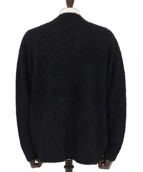 CAMBIO（カンビオ）の「mcg3676-Minimal Shaggy Knit Cardigan シャギーニットカーディガン（カーディガン/ボレロ・メンズ・ブラック/グレー/イエロー・M/L）」の12枚目の写真