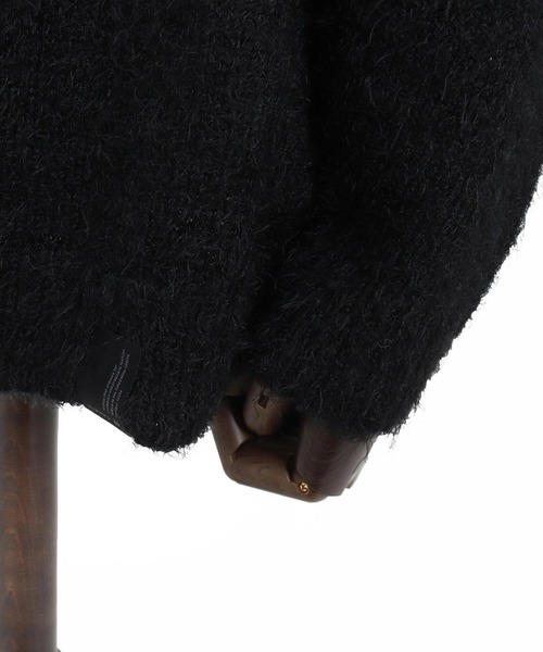CAMBIO（カンビオ）の「mcg3676-Minimal Shaggy Knit Cardigan シャギーニットカーディガン（カーディガン/ボレロ・メンズ・ブラック/グレー/イエロー・M/L）」の8枚目の写真