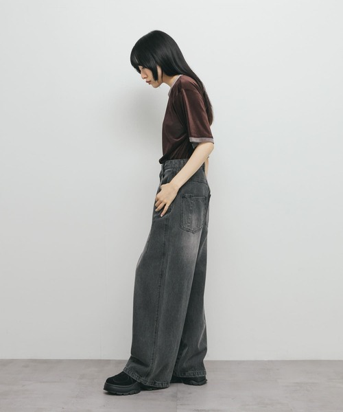 KBF / ケービーエフ メッシュベロアリンガーTEE ケービーエフ KBF メッシュベロアリンガーTEE （L.BEIGE