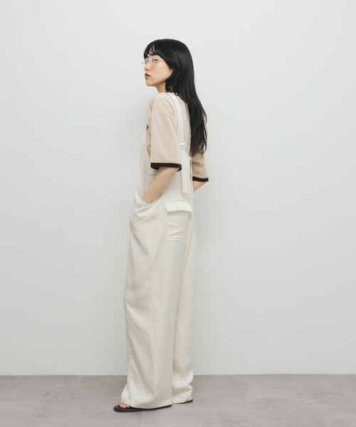 KBF（ケイビーエフ）の「メッシュベロアリンガーTEE（Tシャツ/カットソー・レディース・ブラウン/ライトベージュ・ONE）」の15枚目の写真