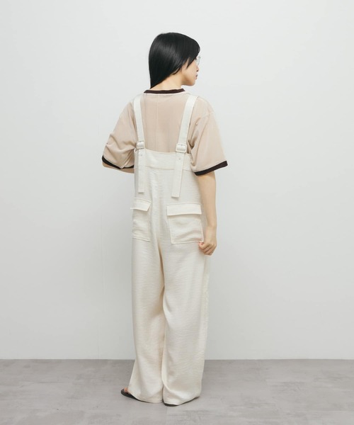 KBF（ケイビーエフ）の「メッシュベロアリンガーTEE（Tシャツ/カットソー・レディース・ブラウン/ライトベージュ・ONE）」の16枚目の写真