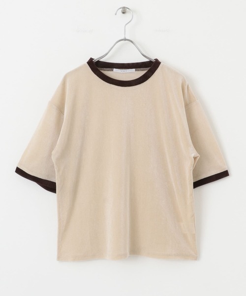tシャツ メッシュベロアリンガーTEE レディース メッシュベロアリンガーTEE[KBA5-21F450]｜URBAN RESEARCH公式