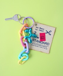 A.FLORE（アフローレ）の「〈A.FLORE/アフローレ〉カラフルチェーンストラップ（キーホルダー）」