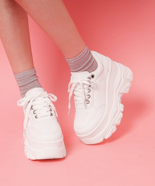 セール】厚底キラキラインヒールスニーカー（スニーカー）｜cs T&P