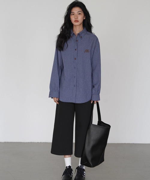 EIGHTHMONTH（エイスマンス）の「アンクルワイドパンツ EM25a006【EIGHTHMONTH】（デニムパンツ・レディース・ブラック・S/M/L）」の11枚目の写真