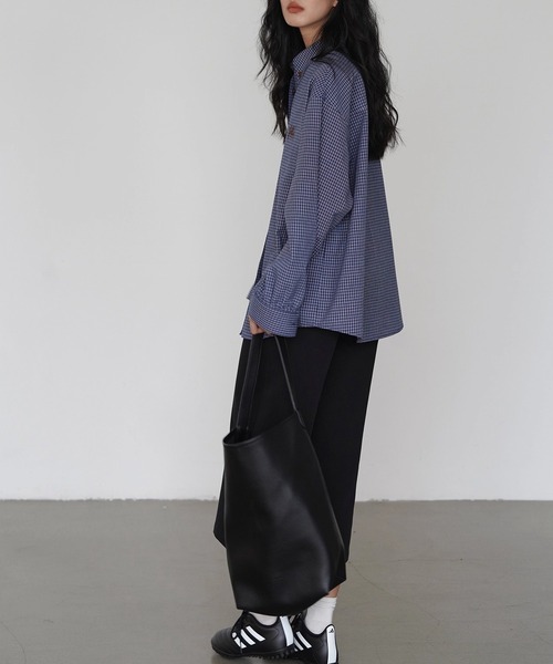 EIGHTHMONTH（エイスマンス）の「アンクルワイドパンツ EM25a006【EIGHTHMONTH】（デニムパンツ・レディース・ブラック・S/M/L）」の12枚目の写真