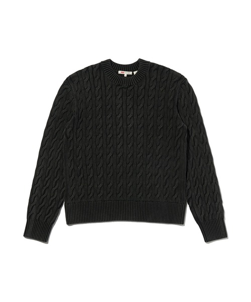 セール】Levi's/リーバイス ボーイフレンド ケーブルクルーネック プル