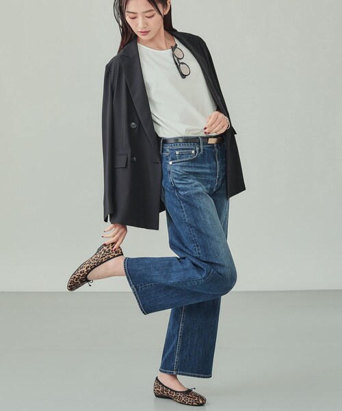 INDIVI（インディヴィ）の「スゴラク バレーシューズ（その他シューズ・レディース・ブラウン系1/ブラック・45/35/25）」の10枚目の写真