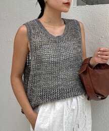 CIAOPANIC TYPY | 2WAYメランジメッシュニットベスト(ニット/セーター)