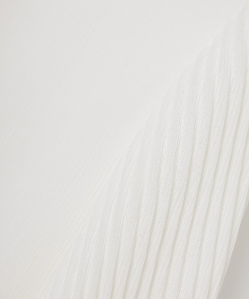 GLACIER lusso（グラシアルッソ）の「袖プリーツボウタイブラウス（シャツ/ブラウス・レディース・グレイッシュベージュ/ピンク系その他/ネイビー/アイボリー・M/S/L/LL）」の15枚目の写真