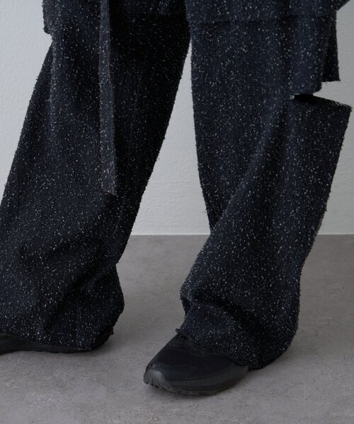 SOUNDSGOOOOD(サウンズグッド)の「【SOUNDSGOOOOD】デニムレイヤードパンツ(デニムパンツ・レディース・ブラック・ONE SIZE)」の13枚目の写真