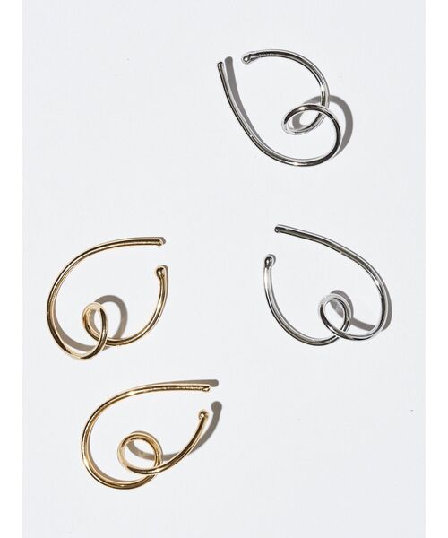 ELENDEEK（エレンディーク）の「スパイラルイヤーカフ（イヤーカフ・レディース・シルバー/ゴールド・FREE）」の3枚目の写真