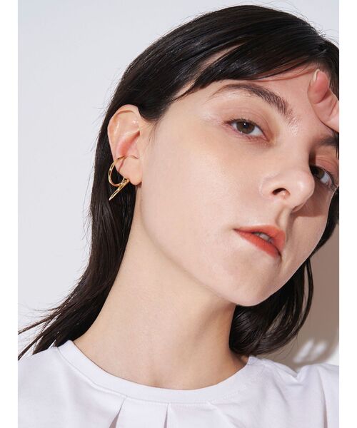 ELENDEEK（エレンディーク）の「スパイラルイヤーカフ（イヤーカフ・レディース・シルバー/ゴールド・FREE）」の7枚目の写真