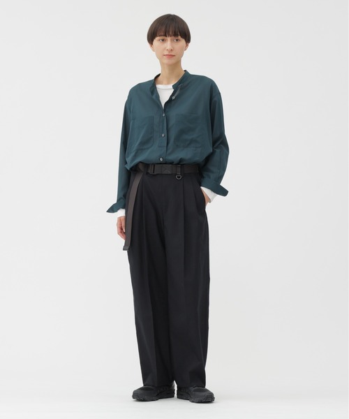 MARGARET HOWELL(マーガレットハウエル)の「SUMMER WOOL(その他パンツ・レディース・ブラック・2/1)」の1枚目の写真