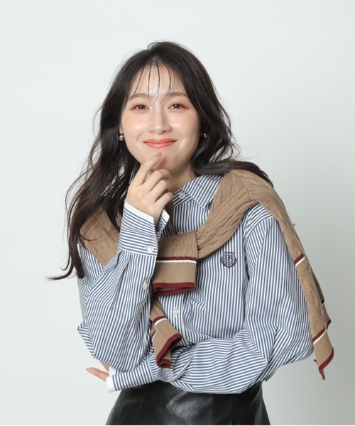 エンブレム刺繍シャツブラウス（シャツ/ブラウス）｜Apuweiser-riche