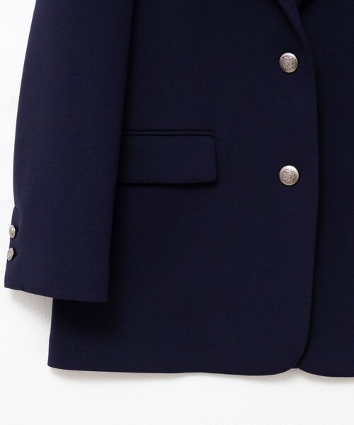 NOLLEY’S（ノーリーズ）の「《セットアップ対応》ウォッシャブルエアボールテーラージャケット（テーラードジャケット・レディース・ネイビー/ブラック・38）」の22枚目の写真