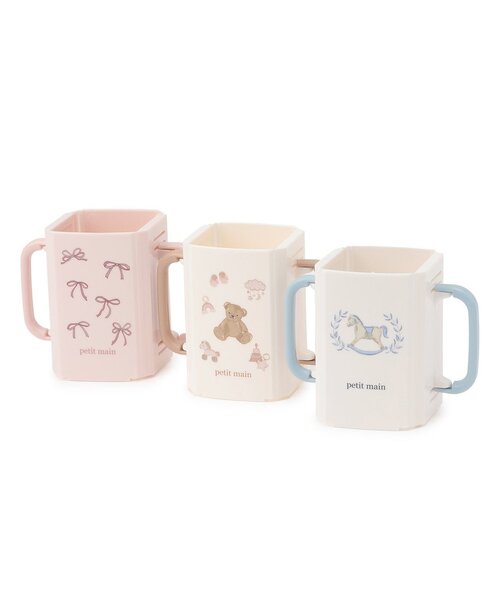 petit main（プティマイン）の「折り畳み紙パックドリンクホルダー（マグ/哺乳瓶/お食事グッズ・キッズ・ベージュ/ライトピンク/ライトブルー・F）」の5枚目の写真