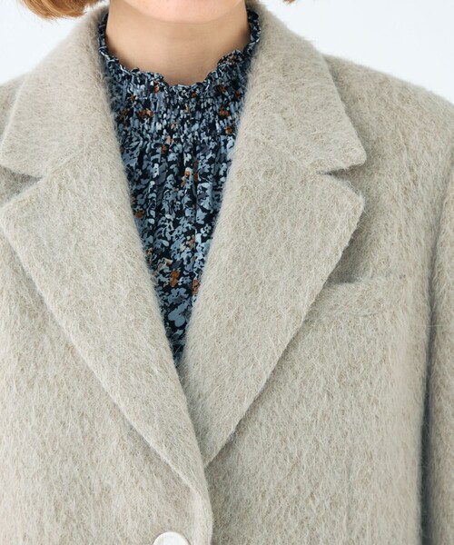 ライトアルパカシャギー テーラードジャケット（テーラードジャケット