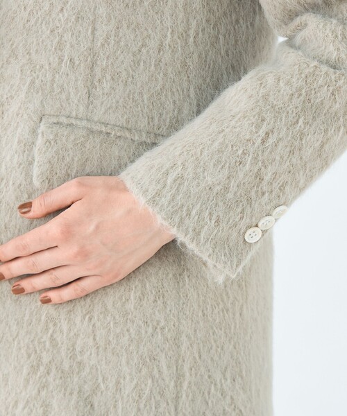 BALLSEY(ボールジィ)の「ライトアルパカシャギー テーラードジャケット(テーラードジャケット・レディース・グレイッシュベージュ/ベージュ・36)」の9枚目の写真