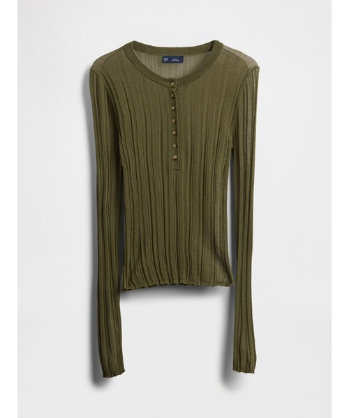 00s GAP ブラウン ヘンリーネック 長袖カットソー y2k grange 00s GAP ブラウン ヘンリーネック 長袖カットソー y2k grange