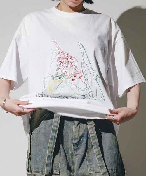 FRUIT OF THE LOOM(フルーツオブザルーム)の「●EVANGELION x FRUIT OF THE LOOM●6oz 刺繍 T(Tシャツ/カットソー・メンズ・ブラック/ブラック系その他/ホワイト系その他/ホワイト・X-LARGE)」の19枚目の写真