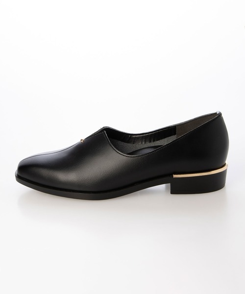 enchanted（エンチャンテッド）の「晴雨兼用センタースリットアクセントシューズ（ドレスシューズ・レディース・ブラック・22.5/23/23.5/24/24.5）」の6枚目の写真