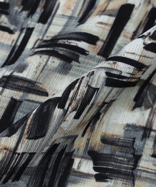 A/C DESIGN BY ALPHA CUBIC（エーシーデザインバイアルファキュービック）の「アルコラージュプリントワンピース（ワンピース・レディース・ベージュ/ライトグレー・9号/11号/13号）」の22枚目の写真