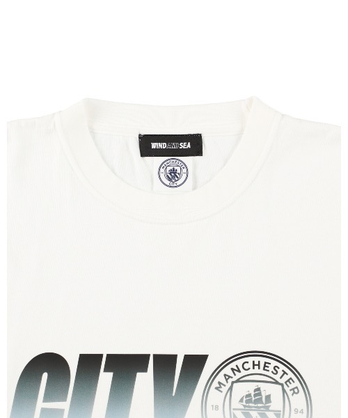 WIND AND SEA(ウィンダンシー)の「Man City L/S Tee(Tシャツ/カットソー・メンズ・ブラック/ホワイト・XL/M/L)」の3枚目の写真