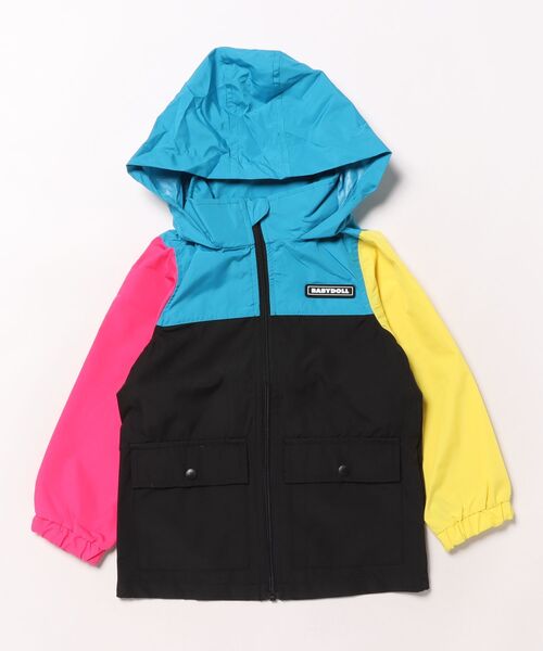 BABYDOLL（ベビードール）の「親子お揃い 【防風・撥水】ウィンドブレーカー 0759K（ナイロンジャケット・キッズ・ブラック/ベビーピンク/イエロー/その他1/ホワイト/ブラウン・90cm/100cm/110cm/120cm/130cm/140cm/150cm）」の8枚目の写真
