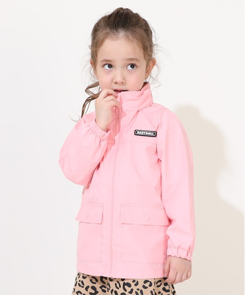 BABYDOLL（ベビードール）の「親子お揃い 【防風・撥水】ウィンドブレーカー 0759K（ナイロンジャケット・キッズ・ブラック/ベビーピンク/イエロー/その他1/ホワイト/ブラウン・90cm/100cm/110cm/120cm/130cm/140cm/150cm）」の5枚目の写真