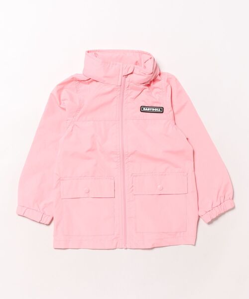 BABYDOLL（ベビードール）の「親子お揃い 【防風・撥水】ウィンドブレーカー 0759K（ナイロンジャケット・キッズ・ブラック/ベビーピンク/イエロー/その他1/ホワイト/ブラウン・90cm/100cm/110cm/120cm/130cm/140cm/150cm）」の17枚目の写真