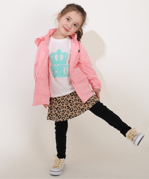 BABYDOLL（ベビードール）の「親子お揃い 【防風・撥水】ウィンドブレーカー 0759K（ナイロンジャケット・キッズ・ブラック/ベビーピンク/イエロー/その他1/ホワイト/ブラウン・90cm/100cm/110cm/120cm/130cm/140cm/150cm）」の11枚目の写真