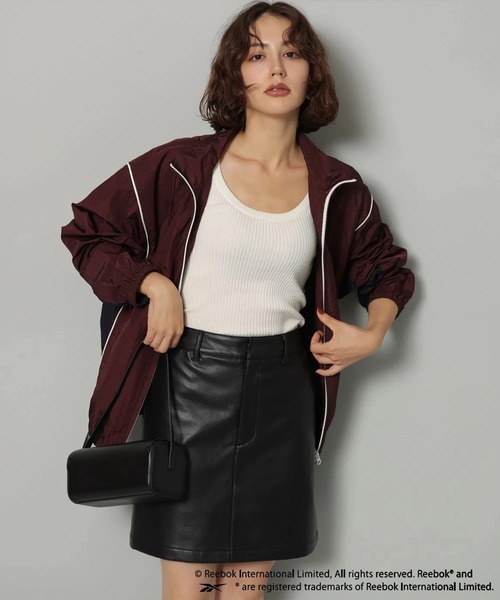 フェイクレザーミニスカート（スカート）｜Arpege story（アルページュ